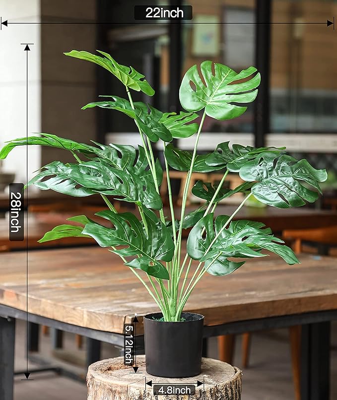 Toopify Fake Plants Large, Artificial Floor Plants Tall for Home Office Living Room Decor Indoor