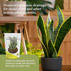 Professional Snake Plant Soil 8.2 Quarts Ready to Use, Premium Potting Soil for Snake Plants Indoor, Peat Moss Coco Coir Perlite Dolomite, Well Draining Soil for Snake Plants Indoor Made in USA