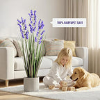 Ttranewsoo Green Onions Home Decor Fake Plants Lily of The Valley Snake Plant Home DéCor Accents Artificial Grass Room Decor Artificial Plants Indoor Artificial Grass 36" 1 Pack(Purple)