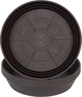 LWALRS Plant Saucer 14 Inch 4 Pack 6 8 10 12 14 16 18 20 25, Plastic Plant Trays for Pots，Extra-Deep Plant Water Dray Tray, Bird Bath Bowl, Heavy Flower Plant Saucers Indoors and Outdoor No Holes
