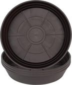 LWALRS Plant Saucer 14 Inch 4 Pack 6 8 10 12 14 16 18 20 25, Plastic Plant Trays for Pots，Extra-Deep Plant Water Dray Tray, Bird Bath Bowl, Heavy Flower Plant Saucers Indoors and Outdoor No Holes