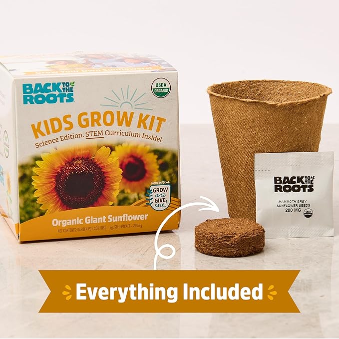 Back to The Roots Organic Sunflower Grow Kit