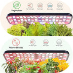 Indoor Herb Garden with Grow Light, Full Spectrum LED Planter for Kitchen Herbs & Houseplants, Height Adjustable Indoor Growing System for Home & Apartment Decor (Not Pots) (Black, 16.5*6.5*4 inch)