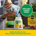 Miracle-Gro Garden Feeder with Water Soluble All Purpose Plant Food - Plant Fertilizer, Hose-end Feeder for Outdoors, 1 lb.