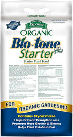 Espoma Organic Bio-Tone Starter Plus 4-3-3 Natural & Organic Starter Plant Food with Both Endo & Ecto Mycorrhizae; 25 lb. Bag; The Ultimate Starter Plant Food