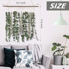 Bathroom Decor Real Eucalyptus for Shower and Lavender Fresh Eucalyptus Stems Wall Hanging Decor Fragrance Greenery Wall Hanging for Wedding Decor,Bedroom,Living Room,Kitchen,Boho Home Decor