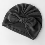 BQUBO Baby Turban Hats and Mittens Set Newborn Infant Hospital Hats Caps with Bows for Baby Boys Girls 0-12 Months