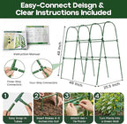 48x48 Cucumber Trellis for Raised Bed - U Shape Vegetable Garden Trellis for Climbing Plants Outdoor - Support for Cucumbers, Pea, Zucchini, Squash,Tomato, Green Bean, Vine, Watermelon, Melon, Pumpkin