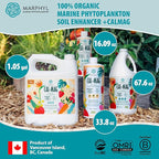 MARPHYL Organic Cal-Mag Liquid Fertilizer – Calcium & Magnesium Supplement to Correct Plant Deficiencies, Supports Strong Growth for Garden Flowers, Vegetables, Succulents & Hydroponics