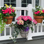 Bloem RailScapes Floating Railing Plant Clip for 1.25” - 1.5” Thick Spindles, 3-Pack