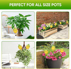 DDMY Plant Watering Globes, 270ML Large Capacity Self Watering Planter Insert for Indoor & Outdoor Plants Self Plant Watering Devices for Plant Lovers, Glass Watering Globes for Everyday Use (3 Pack)