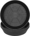 LWALRS 4 Packs 6 Inches Plant Saucer Drip Trays, Round Plastic Plant Pot Saucers Flower Pot Tray for Indoor Outdoor