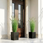 Artificial Cattail Reed Grass Plants Indoor ，Faux Cattail Grass Plant Artificial Plant Grass Outdoor,Fake Grass Tall Green Onions Fake Plant， Living Room Kitchen Office Decoration 47“1 Pcs