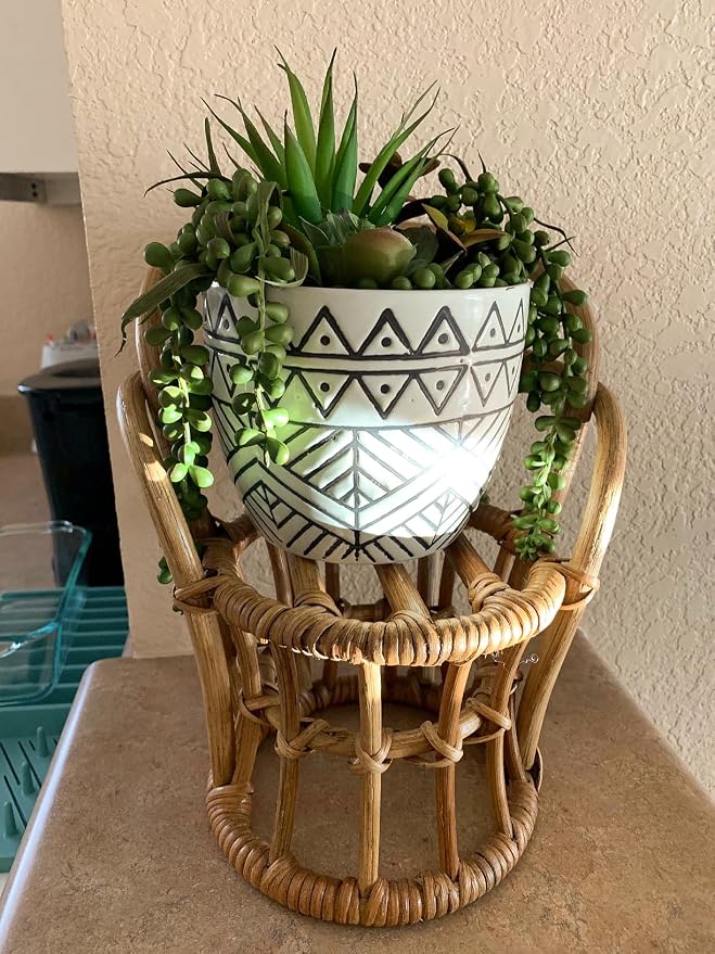 RECUTMS 8Pcs Artificial Succulent Plants Hanging String of Pearls Plant Faux Succulent Draping Greenery Unpotted Succulent Plant Summer Home Office Indoor Outdoor Wedding Graduation Party Decor(Green)