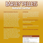 The Pond Guy Barley Straw Pellets Natural Clarifier for Water Gardens & Fountains, Treatment for Cloudy Ponds, Koi Fish, Plant & Pet Safe, 6 lbs
