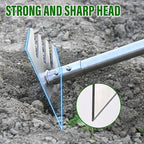 BARAYSTUS 4-in-1 Garden Hoe Tool and Weeder, 56 Inch Ergonomic Long Handle Cultivator with Sharp Stainless Steel Blade, Heavy Duty Garden Hand Tiller for Weeding, Digging, Loosening Soil,Removing Moss