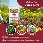 Brut Organic Worm Castings for Plants 5 LB – Natural Nutrients, Fertility Builder, Plant Food for Potting Soil and Garden Soil – Indoor and Outdoor Use