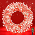 70FT Red String Lights, 210 LED Waterproof Seasonal Fairy Lights with 8 Modes, Indoor Outdoor Decorative Lighting for Christmas, Valentine’s Day, Wedding, Party, Garden