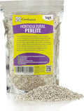 Premium Organic Perlite - (Made in Ukraine) Horticultural Soil Amendment for Indoor & Outdoor Container Plants for Drainage Management and Enhanced Growth - 1 Quart