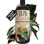 Organic Liquid Indoor Plant Food, Houseplant, Tropical & All-Purpose Indoor Plant Fertilizer, Organic Liquid Fertilizer 5-5-5 with Sea Kelp (32oz)