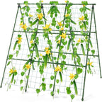 Miory Cucumber Trellis, A-Frame 48" Lx48 H Trellis for Raised Bed, Garden Trellis for Climbing Plants Outdoor, Plant Support for Cucumber