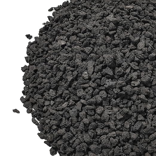 5lbs Small Lava Rocks for Plants Drainage, 1/5 Inch Black Gravel Mulch for House Plants, Succulent Rocks Pebbles for Planters,Cactus, Bonsai Tree, Pure Volcanic Rocks, Top-Dressing