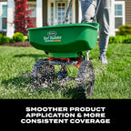 Scotts Turf Builder EdgeGuard Mini Broadcast Spreader - Spreader For Lawn Fertilizer, Weed & Insect Control, Grass Seed, and Ice Melt, Holds Up To 5,000 sq. ft. of Product