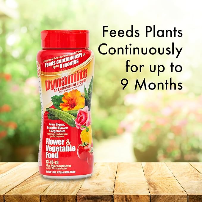 Dynamite Complete Plant Food Flower & Vegetable1 lb (Pack of 4)