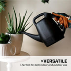 Chapin 48000 Watering Can, Garden, Indoor and Outdoor Plants, Recycled Plastic, Made in USA, Black, 0.5 Gallon (2.3 Liters)