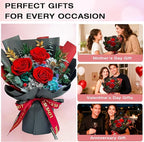 Vrioca Flowers for Delivery, Preserved Flowers Bouquets, Birthday Gifts for Women Mom
