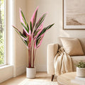 Garvee Artificial Plant Potted, Evergreen Fake Tree Faux Floor Plant with Realistic Leaves, Decorative Faux Floor Plant for Home Office Living Room, Ideal Gift for Families