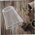 4pcs Iron Wire Plant Protective Cage Mesh Covers for Garden Flowerpots Reusable Plant Protectors with Ventilated Design Suitable for Outdoor Vegetables and Seedlings