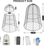 Metal Plant Covers 12pcs,30 Pcs Plant Protectors from Animals