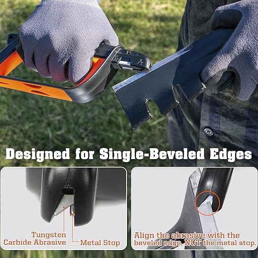 SHARPAL 103N All-in-1 Knife Garden Tool Multi-Sharpener for Lawn Mower Blade, Axe, Hatchet, Machete, Pruner, Hedge Shears, Scissors Mothers Day Gifts