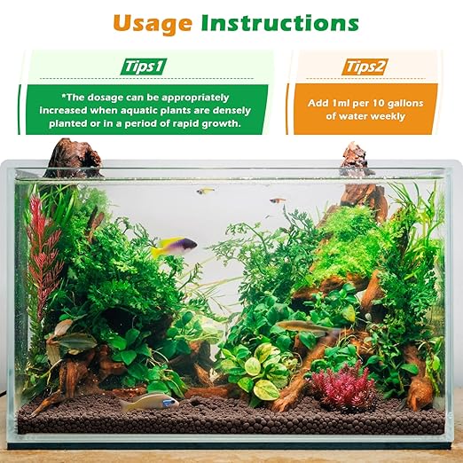 HC035 All-in-One Liquid Aquarium Plant Fertilizer - with Essential Micro & Macro Nutrients for Freshwater Planted Tanks, 150ml/500ml/1000ml (500mL)
