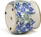 Dosayes Flower Pot,Vintage Ceramic Pot for Planter with Drainage Holes, 6.29 inch Ice Crack Glazed Small Planters Pot for Indoor,Tucan Home Decor,Gardening Gifts (Art Deco)