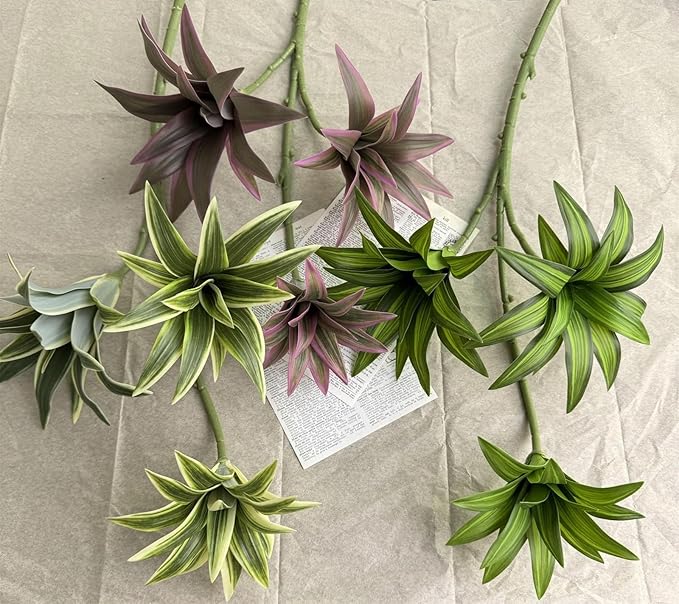 Fake Dracaena Reflexa Plant, Artificial Greenery Branches 18.5" Realistic Shrubs Plastic Stems Faux Leaf Plants for Indoor Outdoor Potted Wedding Party Office Planter Filler DIY Decoration Green 2 Pcs