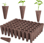 Tigvio 50 Piece Hydroponic Pods Kit: Grow Anything with 50 Grow Sponges - Compatible with All Hydroponics Brands