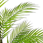 3FT Large Artificial Plants in Pot Fake Palm Tree with Black Tall Planter, Faux Tropical Areca Floor Plant, Silk Plant for Home Office Green Porch Garden Outdoor Living Room Decor Indoor