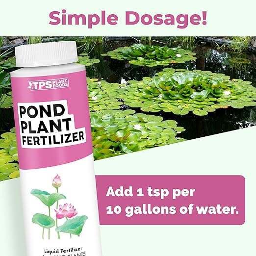 Pond Plant Fertilizer – Liquid Plant Food for Healthy Aquatic Growth, Stronger Roots & Vibrant Pond Plants, 8 oz