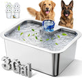 3 Gallon Stainless Steel Dog Water Fountain, BPA-Free Automatic Pet Water Dispenser with Quiet Pump, Easy to Clean, Large Capacity for Large Dogs and Multi-Pet Households