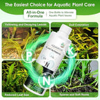 HC034 Aquarium Plant Liquid Fertilizer - Advanced Macro Nutrient Solution for Freshwater Planted Tanks, Promotes Root & Leaf Growth, 150ml/500ml/1000ml (150mL)