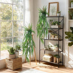 2 Pcs Faux Eucalyptus Vine Ivy Vine Artificial Hanging Plant Faux Plant Fake Potted Greenery for Wall Living Room Home Shelf Office Bathroom Outdoor Indoor Decor (Type 3)