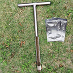 HiHydro Soil Sampler Probe Stainless Steel Tubular T-Style Handle Soil Test Kits Satisfying The Sampling Depth of Agriculture Forest(B)