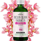 GARDENWISE 0-3-2 Giant Bloom: Orchid Bloom Enhancer - Orchid Bloom Booster - Orchid Food Fertilizer Concentrate - Chelated Nutrients for Healthy Flower & Reblooms (16 OZ)