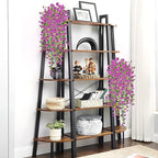 Fake Artificial Flowers for Outdoors Decoration, 2 PCS Faux UV Resistant Artificial Outdoor Flowers, Fake Hanging Plants Look Real Daisy No Fade Spring Decor for Porch Home Patio Balcony and Yard