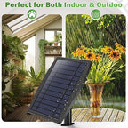 IPOW 50 Days Extra-Long Standby Time Supports 20~30 Pots 100% Anti-Siphoning Solar Irrigation System Automatic Watering System for Balcony, Indoor & Outdoor Plants, Garden, and Potted Plants
