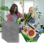 lasuroa 15pcs Flower Pot Hole Netting Mesh Pad, 30x20cm/11.8x7.8 Inch Bonsai Eye Mesh Drainage Screens Plant Pot Drainage Meshes Plant Accessories Kit Screen Meshes Preventing Substrate Leakage