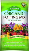 Espoma Organic Potting Soil Mix - All Natural Potting Mix For All Indoor & Outdoor Containers Including Herbs & Vegetables. For Organic Gardening, 2 Cubic Foot bag. Pack of1