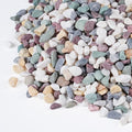 Pulovin 10 lbs Pea Gravel for Plants, Aquarium, Fish Tank, 3/8 inch Decorative Pebbles for Indoor Plants, Succulent, Bamboo, Vase, Drainage Rocks for Potted Plants, Top Dressing, Mixed Color